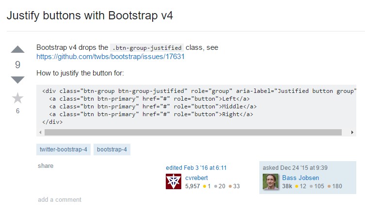  Support buttons with Bootstrap v4