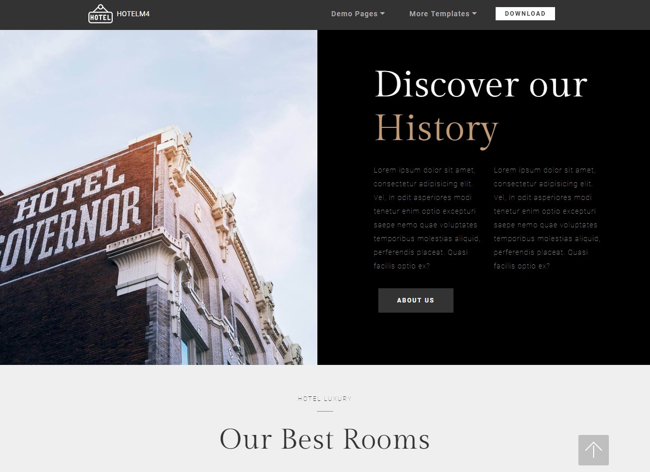 HTML5 Hotel Templates