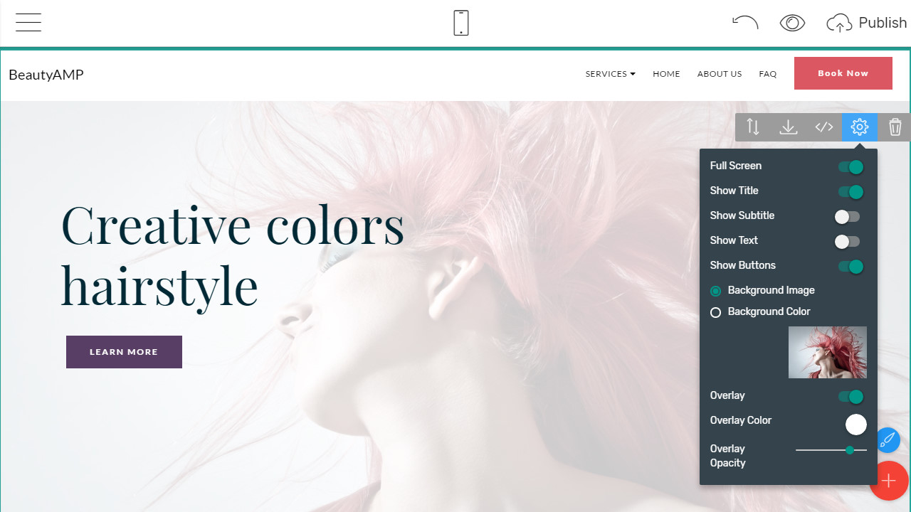 Beauty AMP Responsive Template
