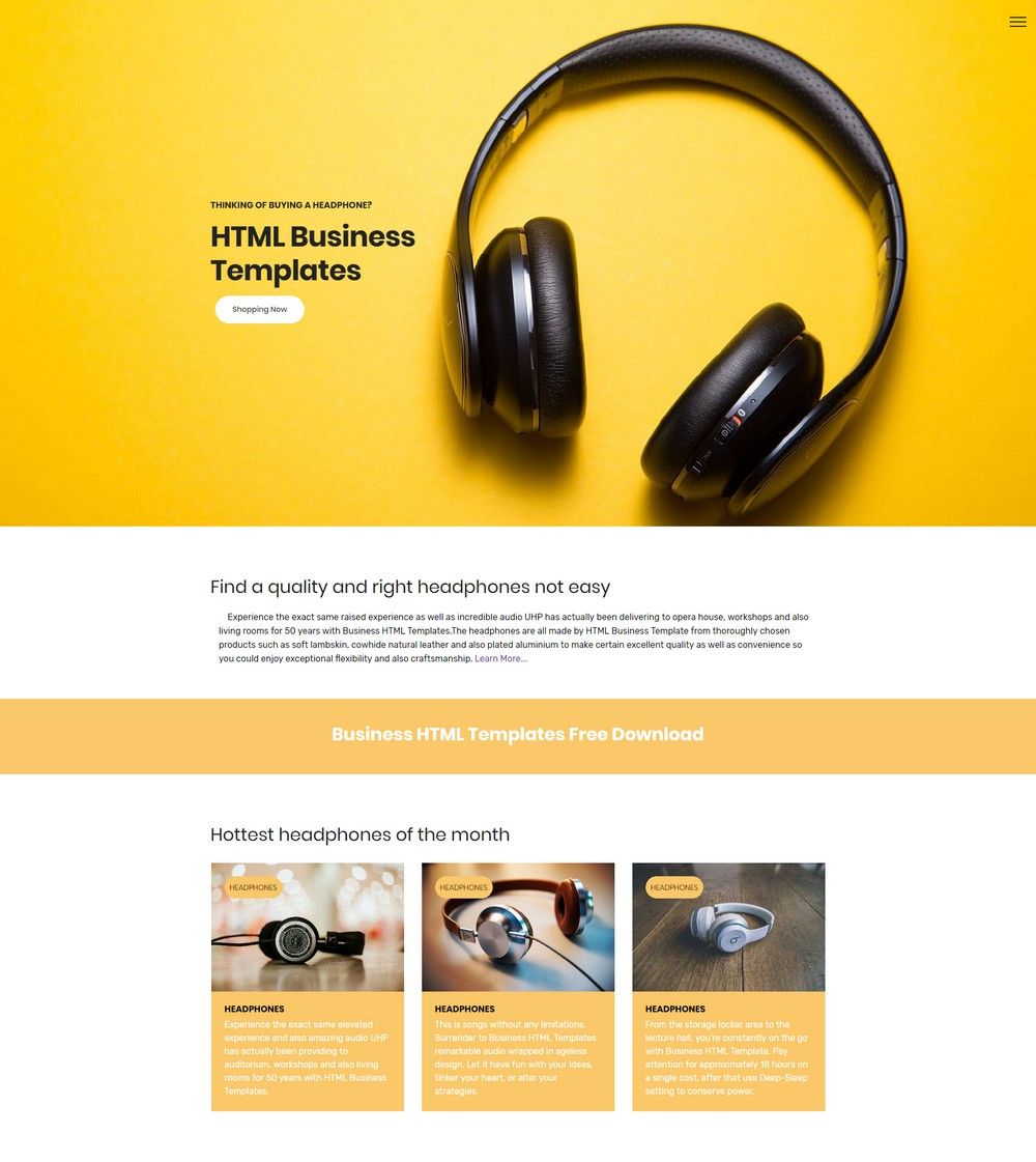 22 Brand New Free HTML Bootstrap Templates 22 Throughout Estimation Responsive Business Html Template Free Download