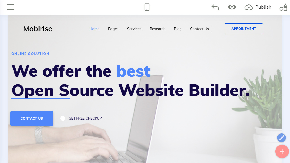 open source site builder