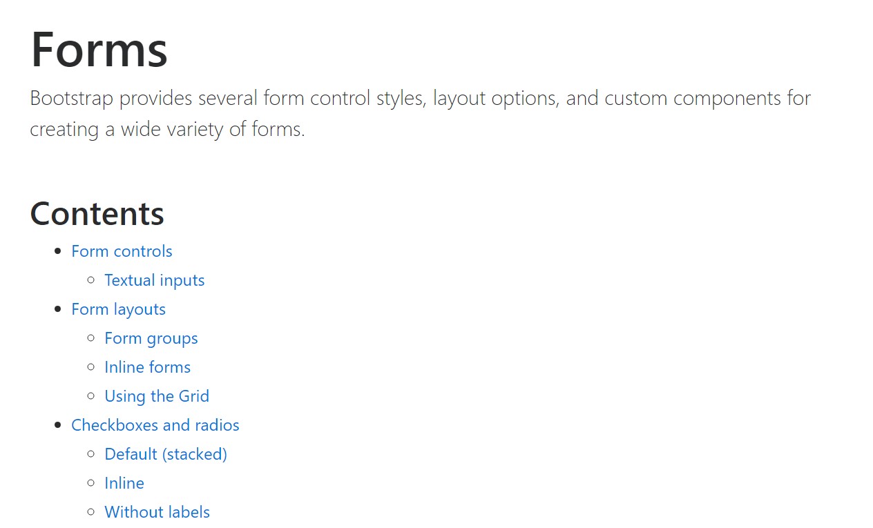  Application of the label in in Bootstrap Forms: official  documents