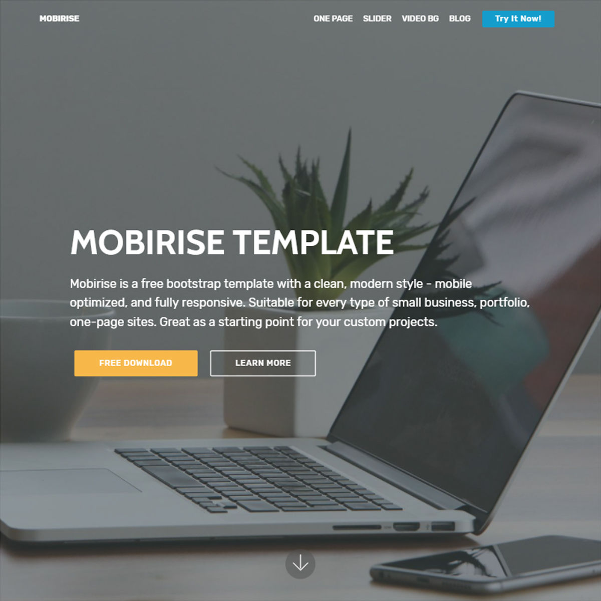Mobile Bootstrap  ONE PAGE  Themes