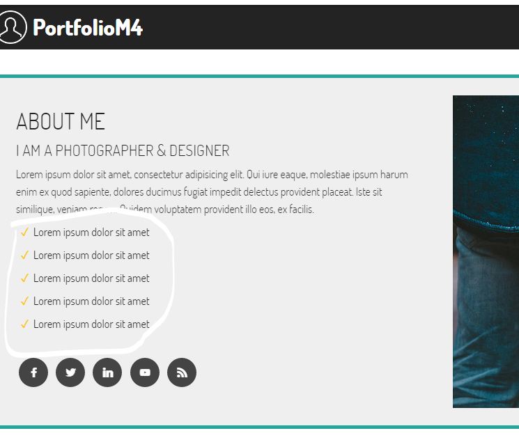 responsive bootstrap portfolio template