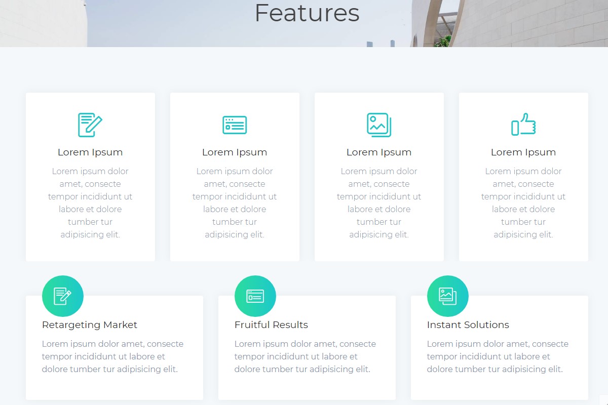 Practical Feature HTML Template