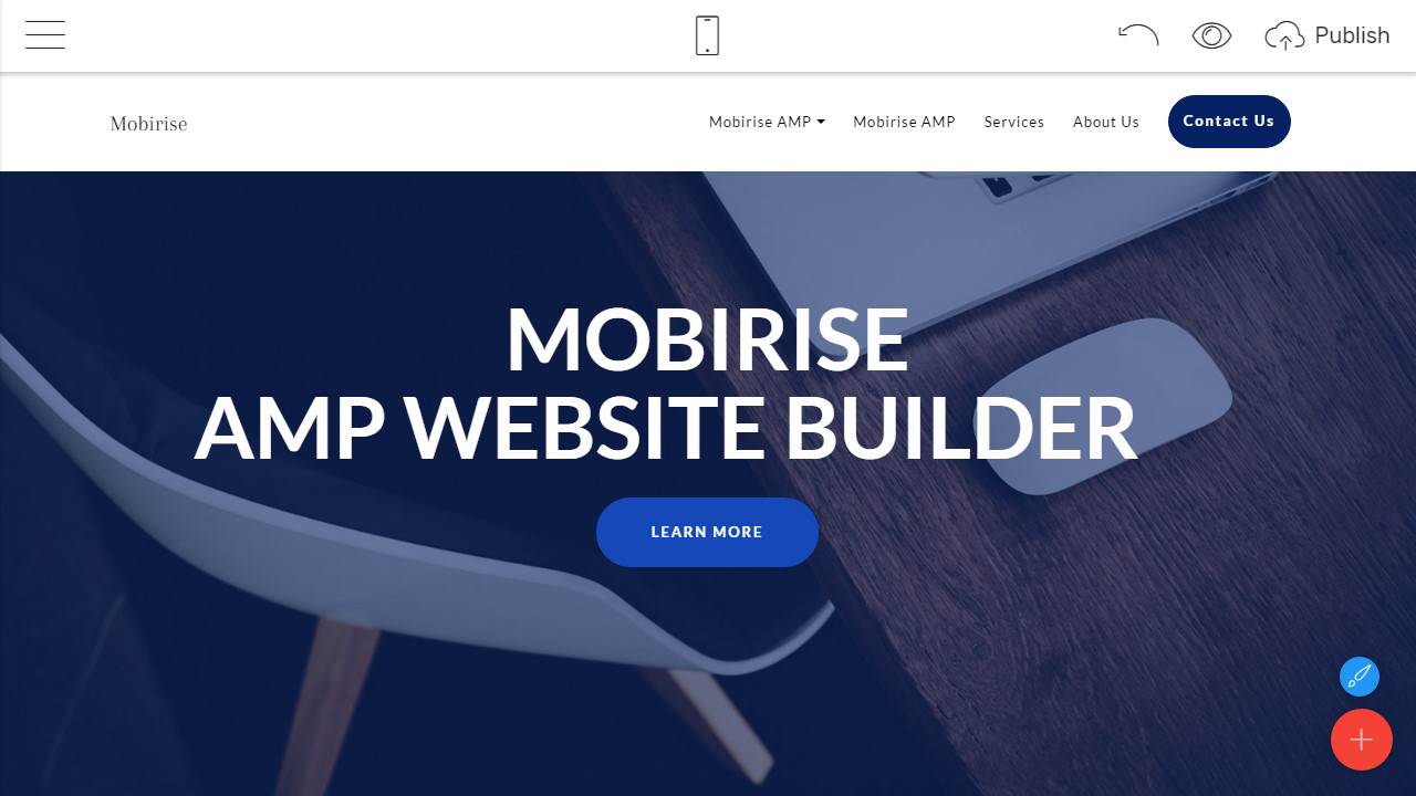 mobirise website builder