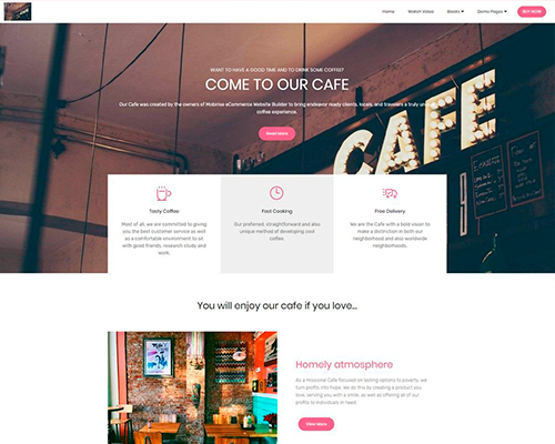 HTML eCommerce Template