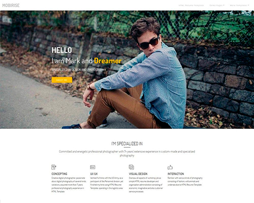 HTML Resume Template