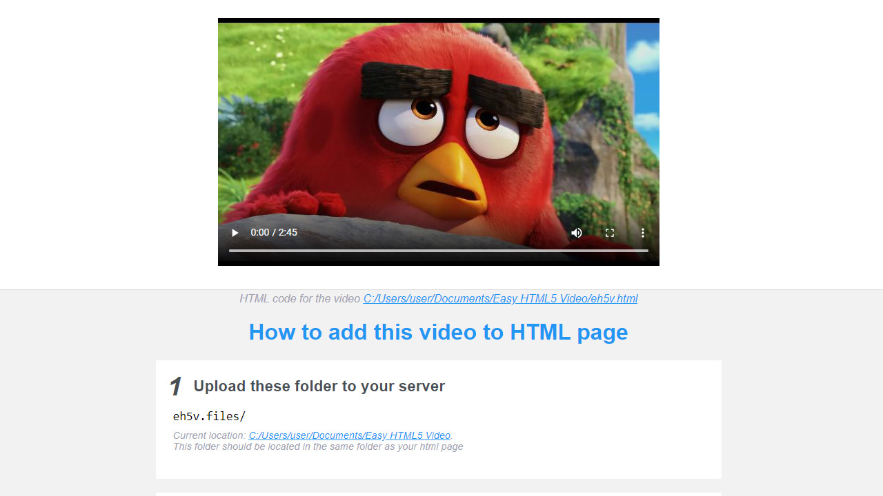 easyhtml5video