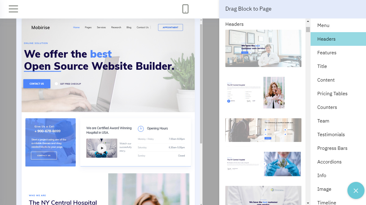 free website builder